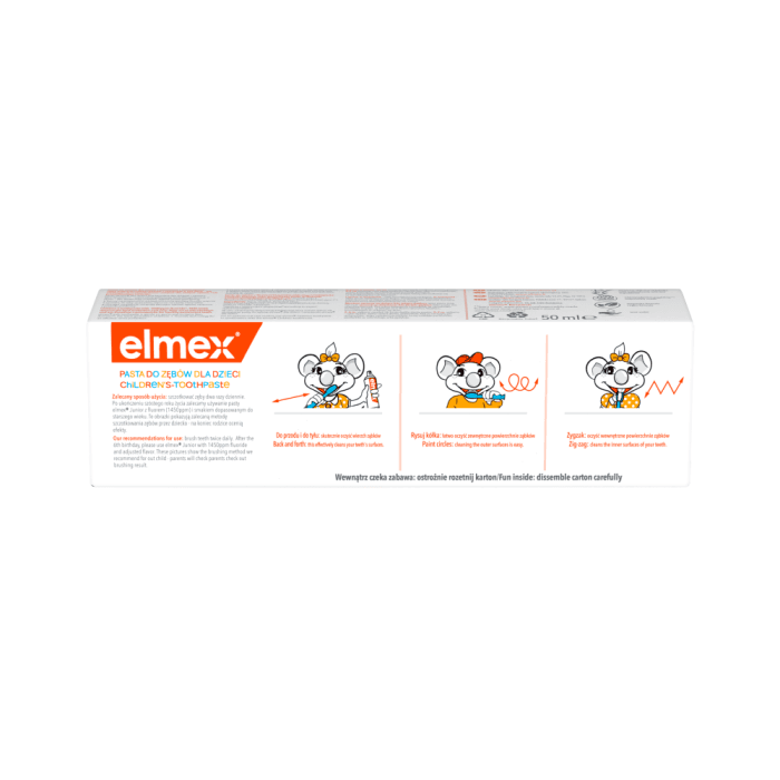 ELMEX dantų pasta vaikams CHILDREN'S,  nuo 0–6 metų, 50 ml-2