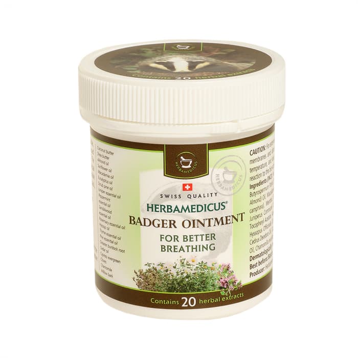 HERBAMEDICUS® kūno tepalas BADGER OINTMENT, 125 ml