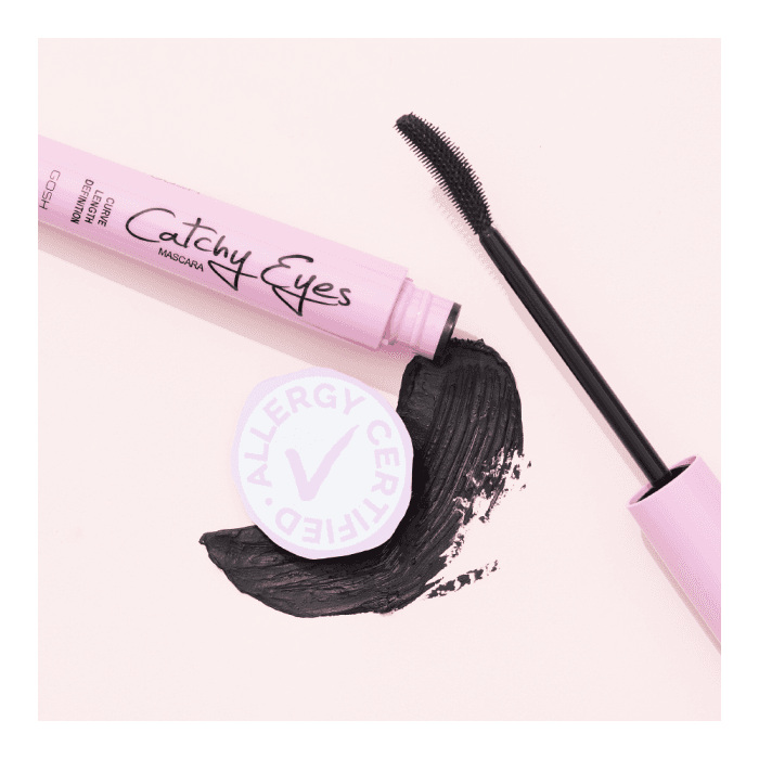 GOSH blakstienų tušas jautrioms akims CATCHY EYES, Extreme Black, 8 ml-2