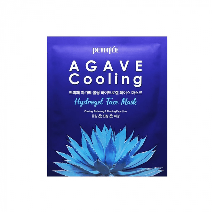 PETITFEE vėsinanti hidrogelinė veido kaukė su agavomis AGAVE COOLING, 1 vnt.
