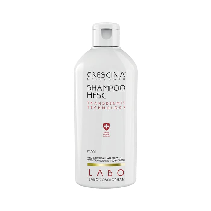 CRESCINA plaukų atauginimui skirtas šveičiamasis šampūnas vyrams TRANSDERMIC HFSC, 200 ml