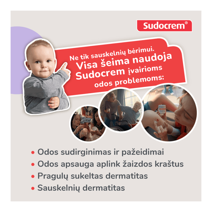 SUDOCREM kremas nuo iššutimų MULTI-EXPERT, 60 g-2