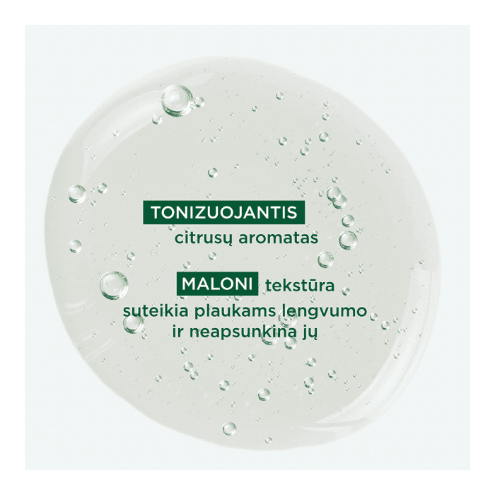KLORANE tonizuojantis šampūnas su citrusais linkusiems riebaluotis plaukams CITRUS, 400 ml-3
