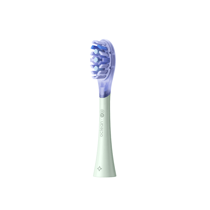 OCLEAN pakaitinės galvutės ULTRA WHITE UW01 G02, žalia spalva, 2 vnt.-1