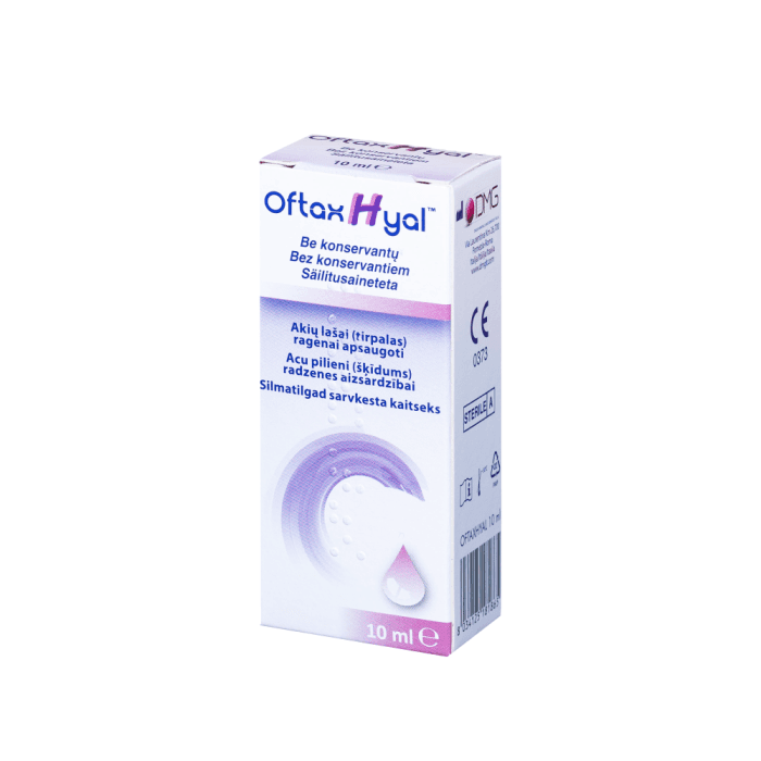 OFTAXHYAL akių lašai, 10 ml-3