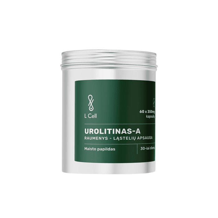L CELL Urolitinas A, kapsulės 350 mg, 60 kapsulių
