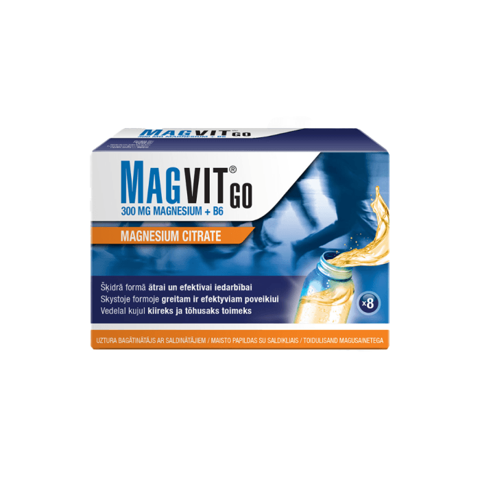 MAGVIT GO, apelsinų skonio, nuo 14 m., 8 buteliukai-3