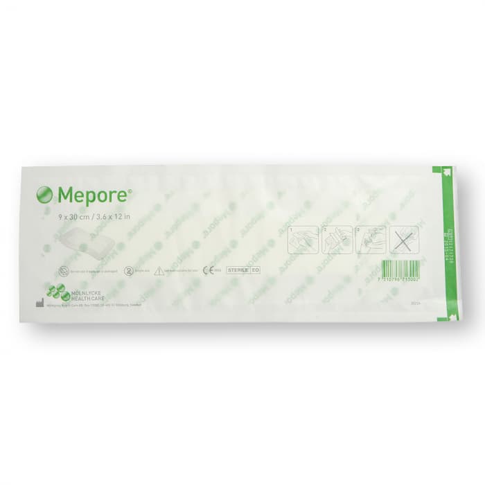 MEPORE sterilus tvarstis, 9 x 30 cm, 1 vnt.-3