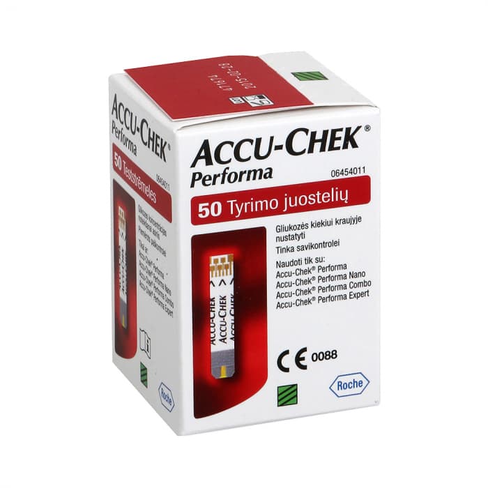 ACCU-CHEK diagnostinės juostelės PERFORMA, 50 vnt.-2
