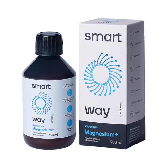 SMART WAY liposominis MAGNIS + mineralų kompleksas, mėtų skonio, 250 ml