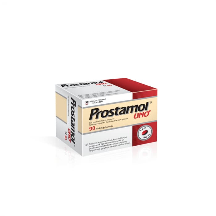 Prostamol uno 320 mg, Minkštosios kapsulės, N90