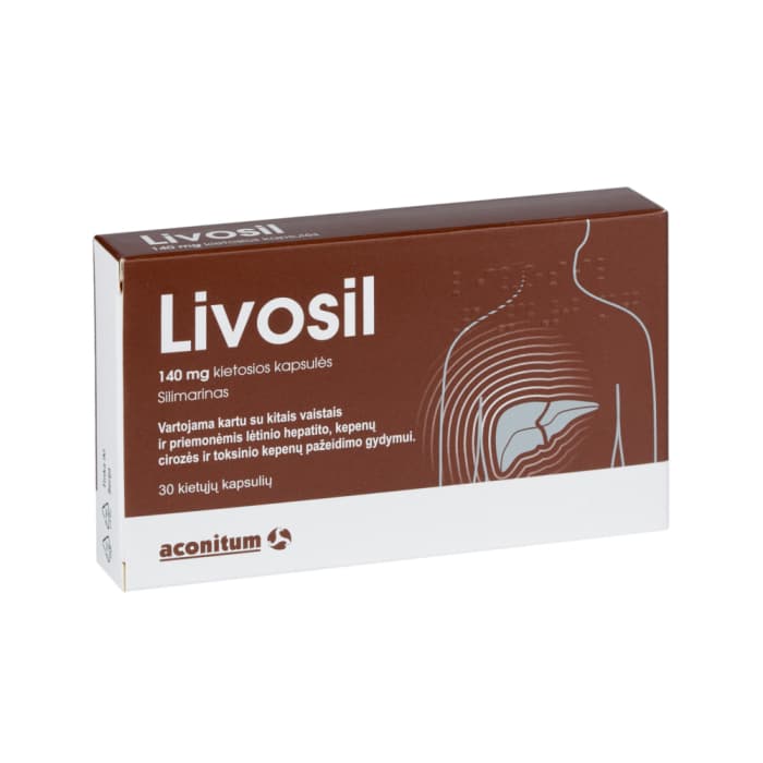 LIVOSIL, 140 mg, Kietosios kapsulės, N30