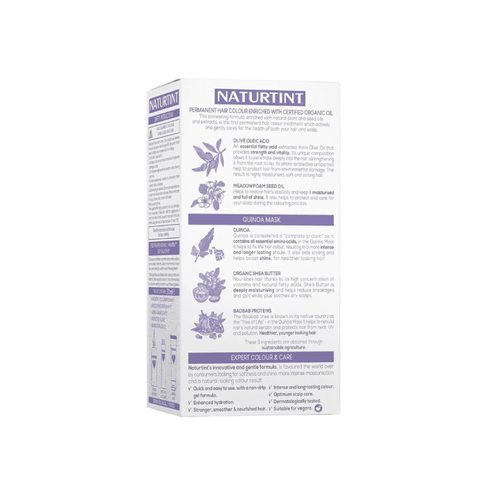 NATURTINT ilgalaikiai plaukų dažai be amoniako SILVER GREY, 170 ml-3