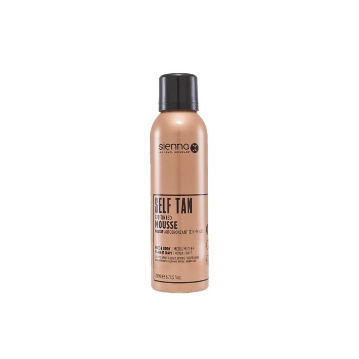 SIENNA-X savaiminio įdegio putos su Q10, 200 ml