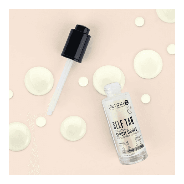 SIENNA-X įdegio lašeliai veidui ir dekoltė, 30 ml-3