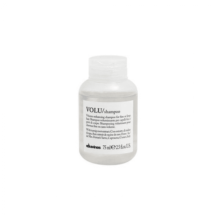 DAVINES, plaukų apimtį didinantis šampūnas ploniems ir silpniems plaukams, VOLU, 75 ml