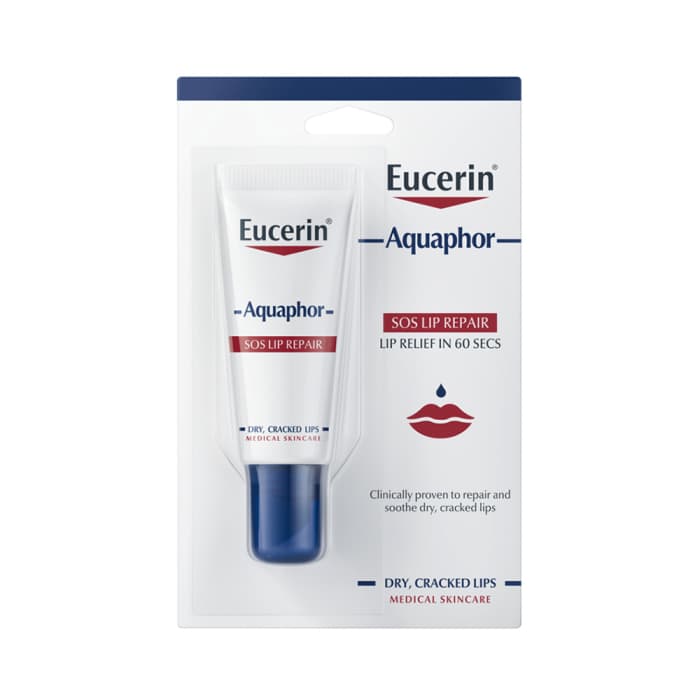 EUCERIN lūpų balzamas AQUAPHOR SOS, nuo 3 m., 10 ml