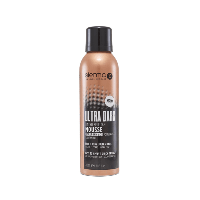 SIENNA-X savaiminio įdegio putos su hialuronu, 200 ml
