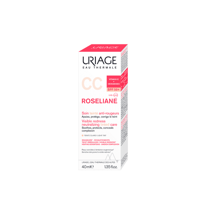 URIAGE universalus tonuojamasis apsauginis kremas ROSELIANE CC, SPF 50, 40 ml-1