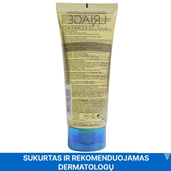 URIAGE aliejinis prausiklis XEMOSE HUILE, bekvapis, 200 ml-2