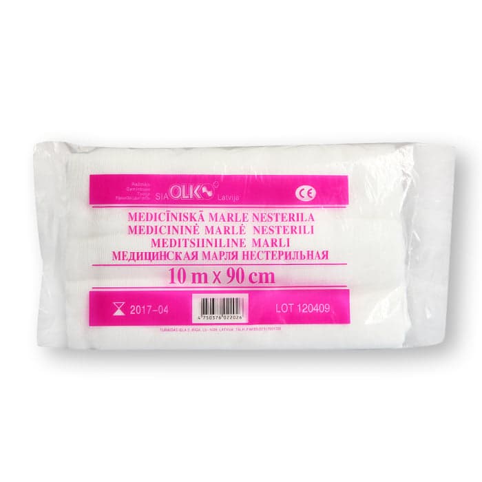 OLKO medicininė marlė, 10 m x 90 cm, 1 vnt.-2
