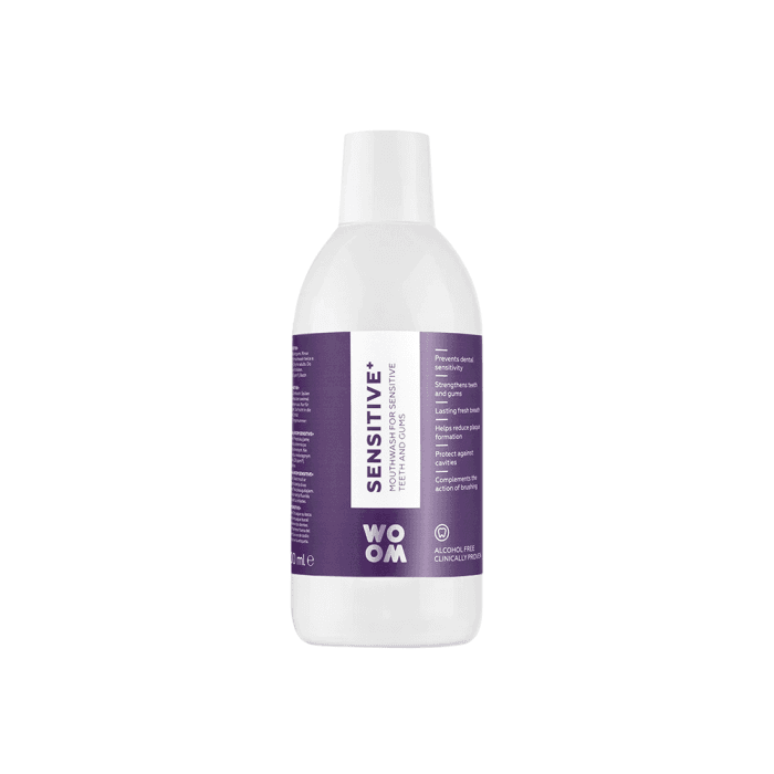 WOOM burnos skalavimo skystis jautriems dantims ir dantenoms SENSITIVE+, 500 ml-1