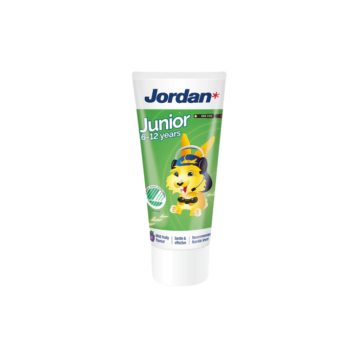 JORDAN vaikiška dantų pasta, 6-12 metų, 50 ml