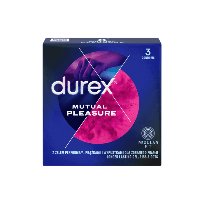 DUREX prezervatyvai MUTUAL PLEASURE, 3 vnt.-2