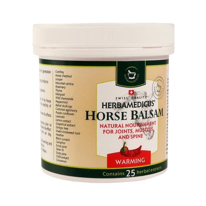 HERBAMEDICUS/SWISSMEDICUS šildomasis kūno balzamas HORSE BALSAM, 250 ml-2
