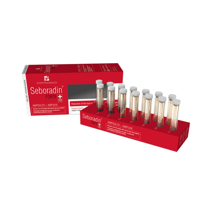 SEBORADIN  ampulės nuo plaukų slinkimo FORTE, 5,5 ml, 14 ampulių-3