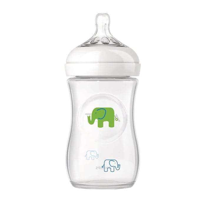 PHILIPS AVENT dekoruotas buteliukas NATURAL, žalia spalva, 260 ml