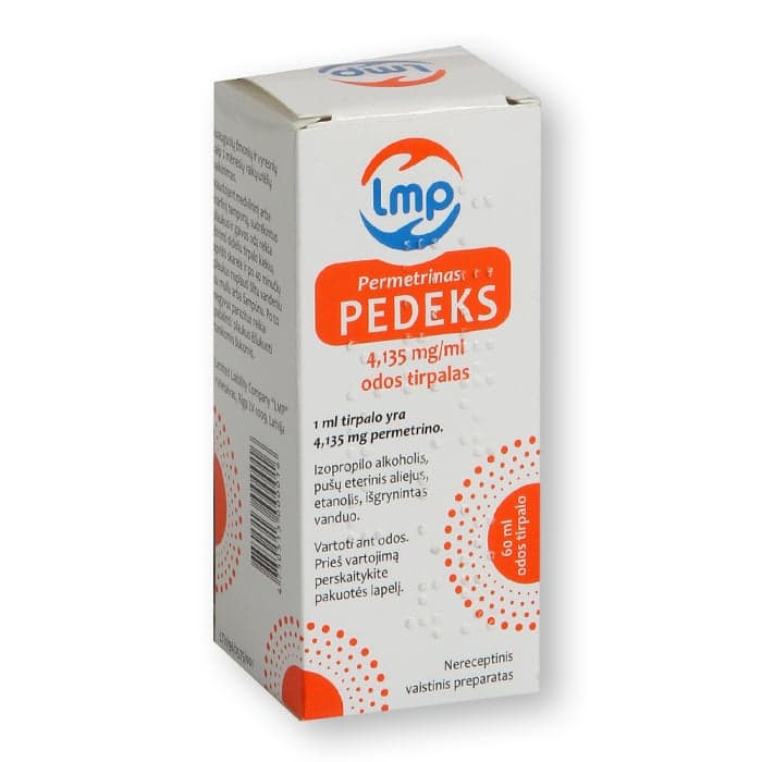 PEDEKS, 60 ml, odos tirpalas, N1-2