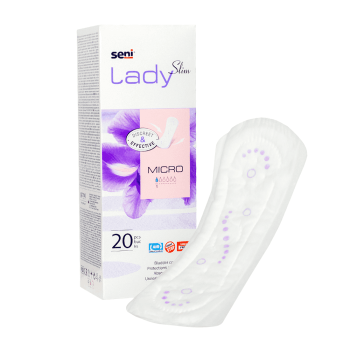 SENI moteriški įklotai nelaikančioms šlapimo LADY SLIM MICRO, 20 vnt.-3