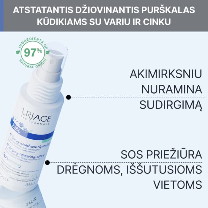 URIAGE purškalas su Cu-Zn BABY, 100 ml-3