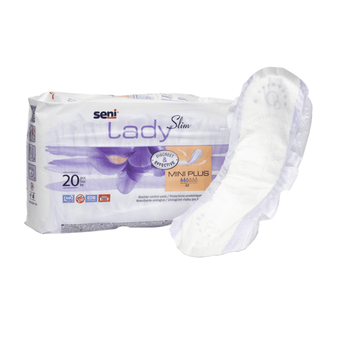 SENI LADY įklotai nelaikantiems šlapimo SLIM MINI PLUS, 20 vnt.-2