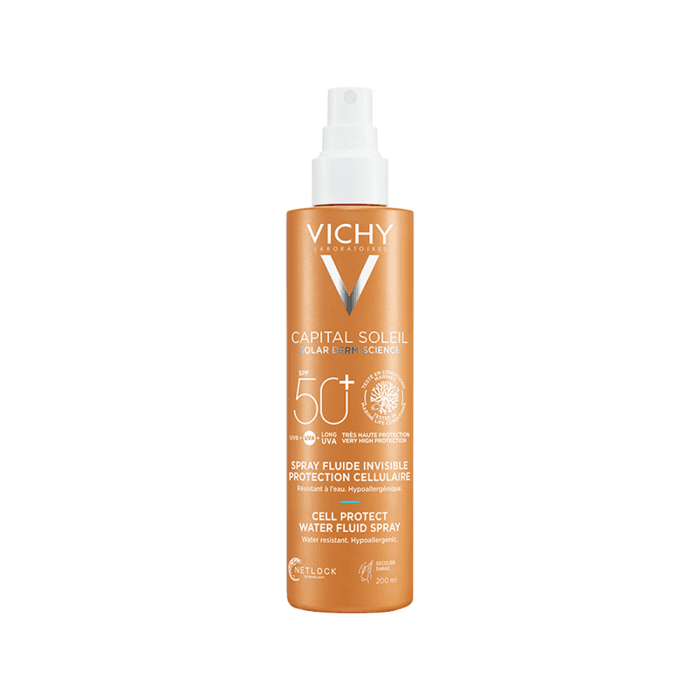 VICHY purškiamas fluidas CAPITAL SOLEIL CELL PROTECT, SPF 50+, 200 ml