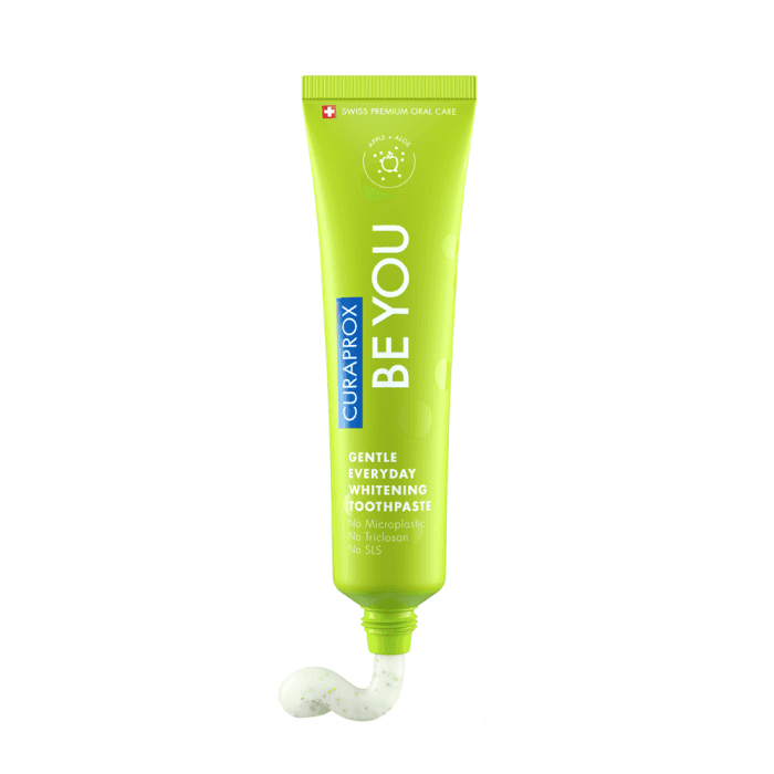 CURAPROX balinanti dantų pasta BE YOU, obuolių, alavijų ir mėtų skonio, nuo 6 m., 60 ml-2