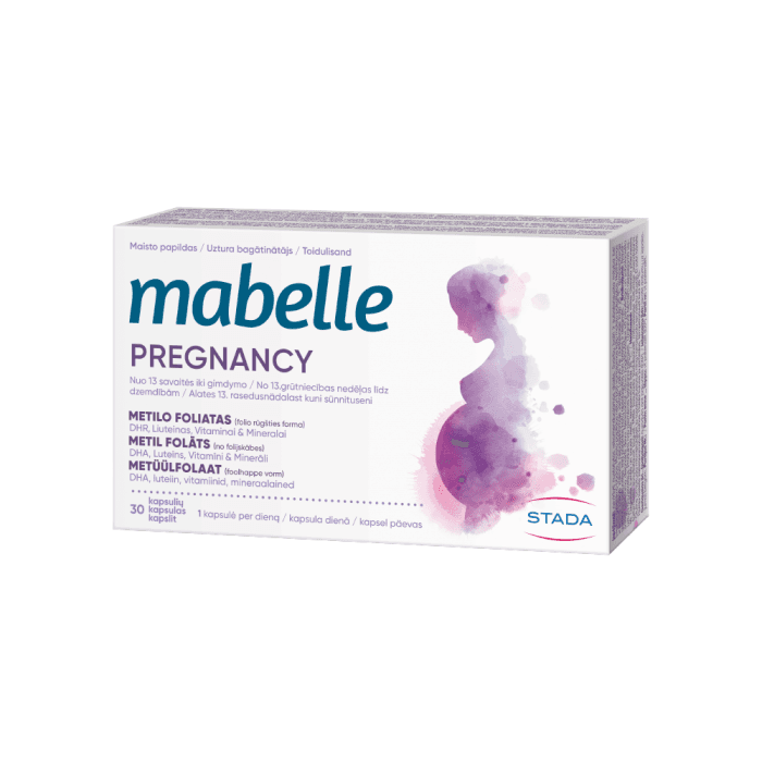 MABELLE PREGNANCY (nėščiosioms), 30 kapsulių