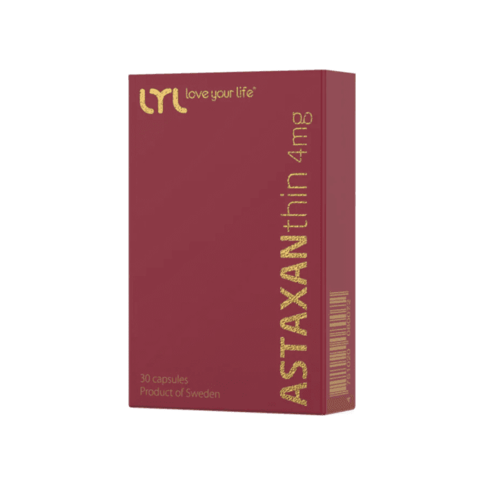 LYL astaksantinas, 4 mg, 30 kapsulių