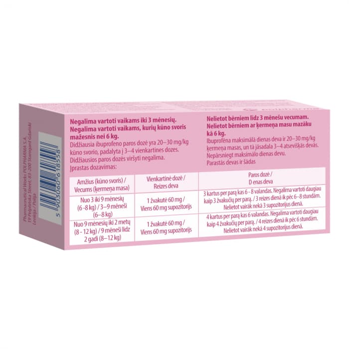IBUGARD, 60 mg, Žvakutės, N10-2