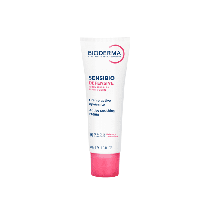 BIODERMA raminamasis, drėkinamasis kremas, stiprinantis jautrios odos natūralią apsisaugojimo nuo išorinių agresijų funkciją SENSIBIO DEFENSIVE, 40 ml
