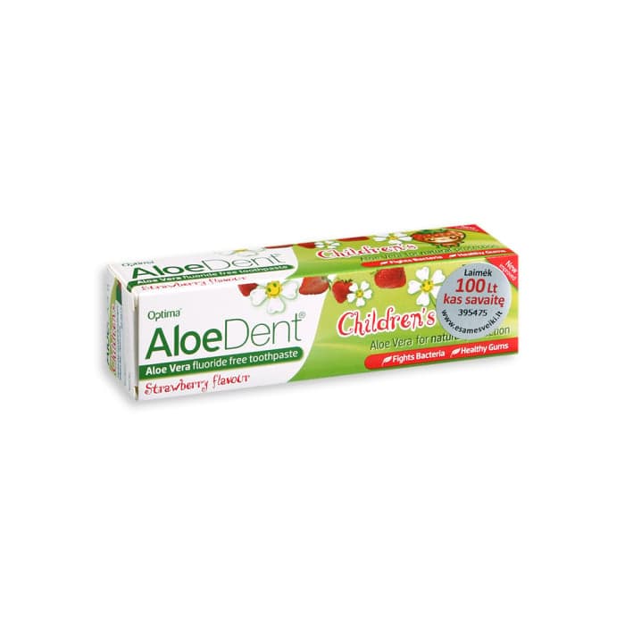 ALOEDENT dantų pasta vaikams CHILDREN'S, braškių skonio, 50 ml-1