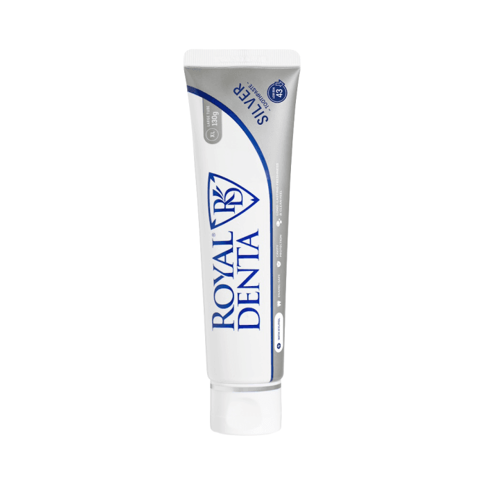 ROYAL DENTA dantų pasta su sidabru SILVER, 130 g