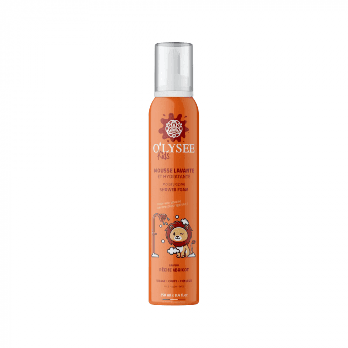 O'LYSEE vaikiškos prausiamosios putos PEACH & APRICOT, nuo 3 m., 250 ml-1