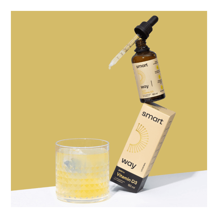SMART WAY liposominis VITAMINAS D3 2000TV, abrikosų skonio, 60 ml-3