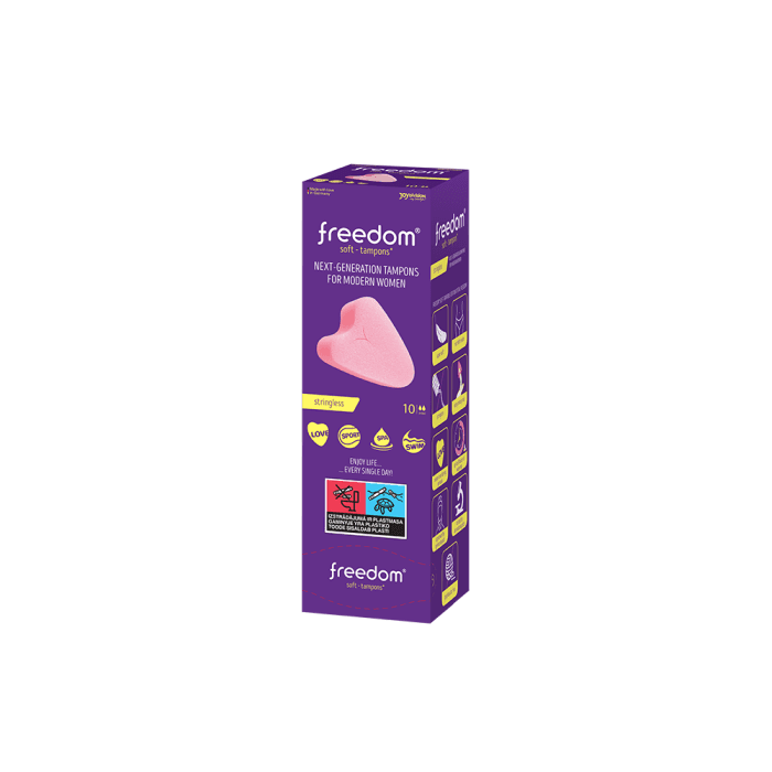 FREEDOM tamponai MINI, 10 vnt.
