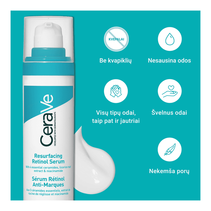 CERAVE veido serumas su retinoliu, 30 ml-2