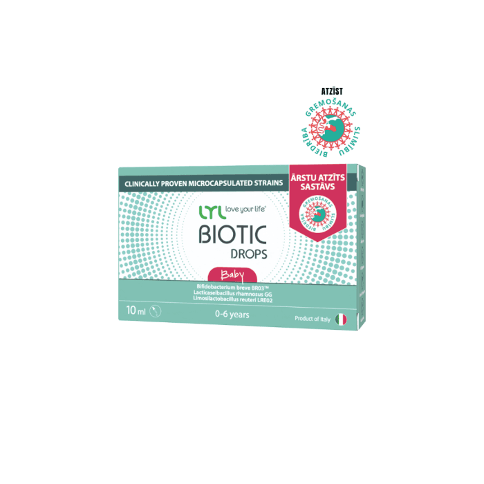 LYL gerosios bakterijos vaikams, nuo gimimo, 10 ml