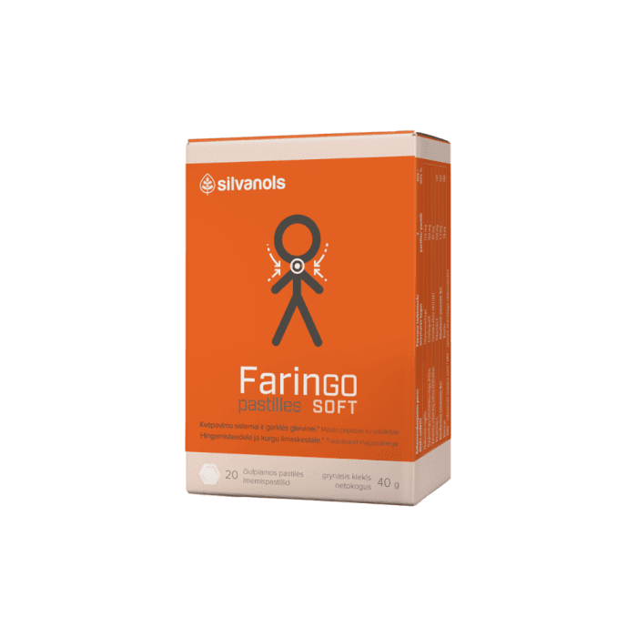 FARINGOSOFT, 20 pastilių