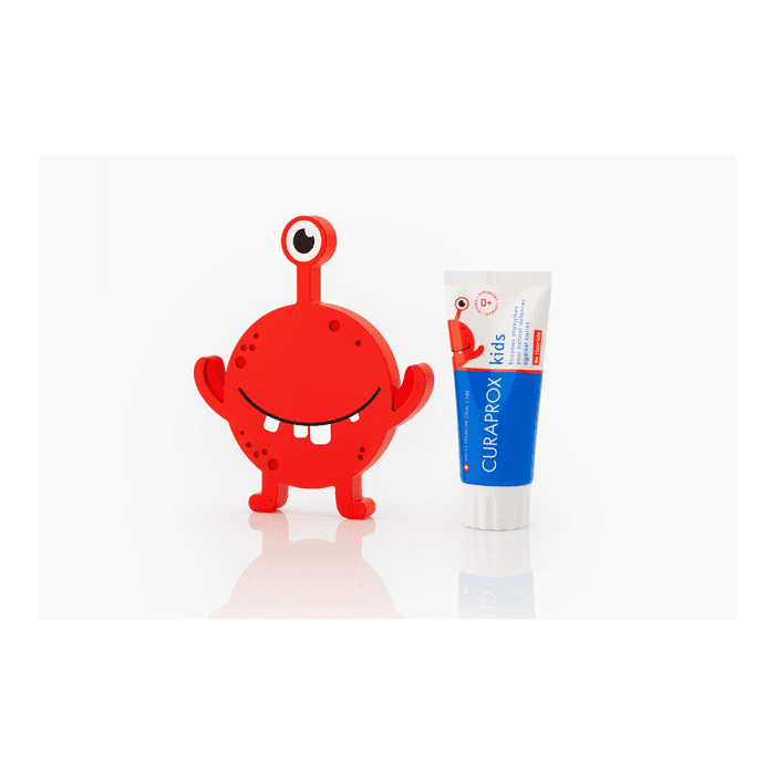CURAPROX dantų pasta vaikams be fluoro KIDS, braškių skonio, 60 ml-2